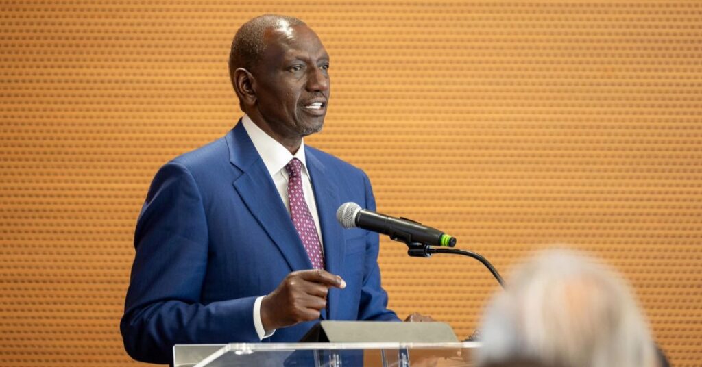 H.E. William Samoei Ruto, President of Kenya, speaking, x.com