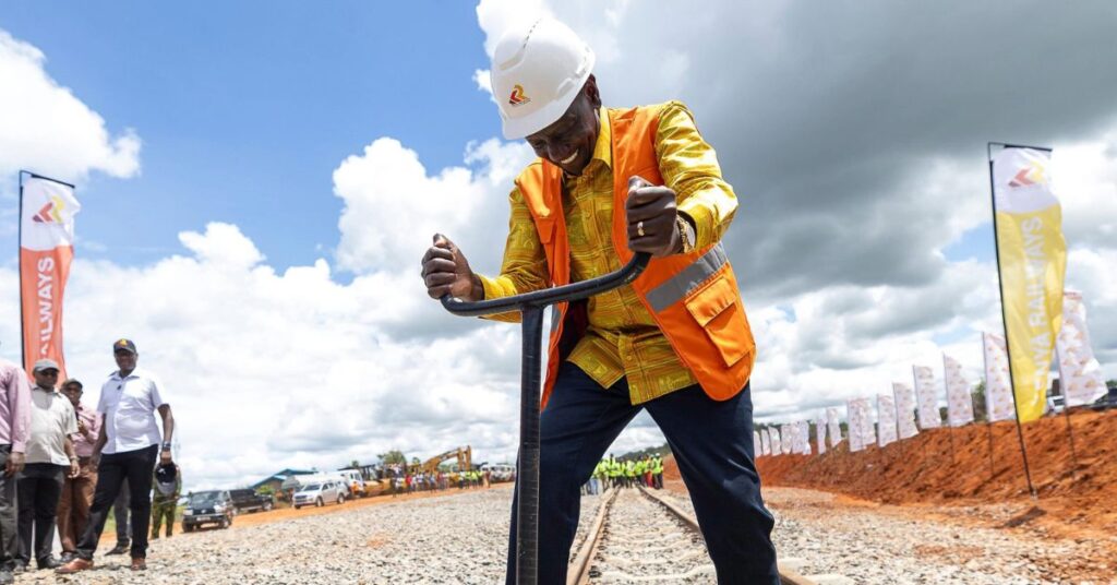 H.E. William Samoei Ruto, President of Kenya, working hard 😊