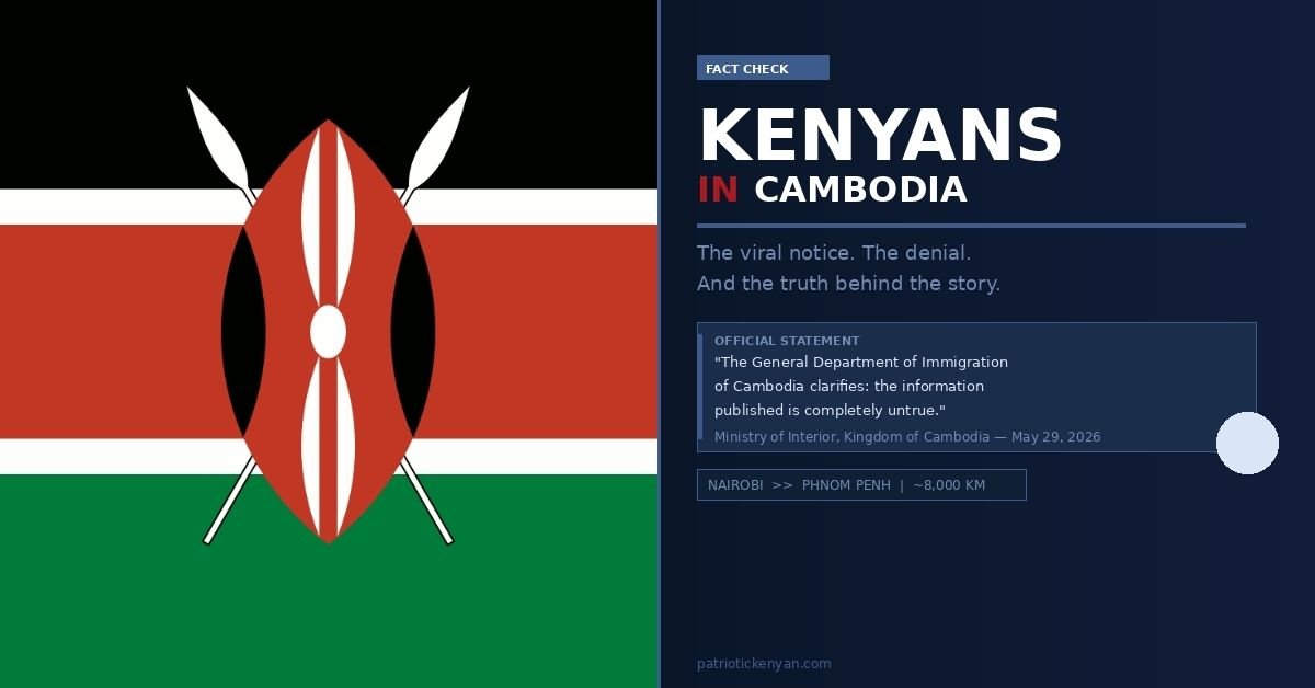 fake news about kenyans in cambodia